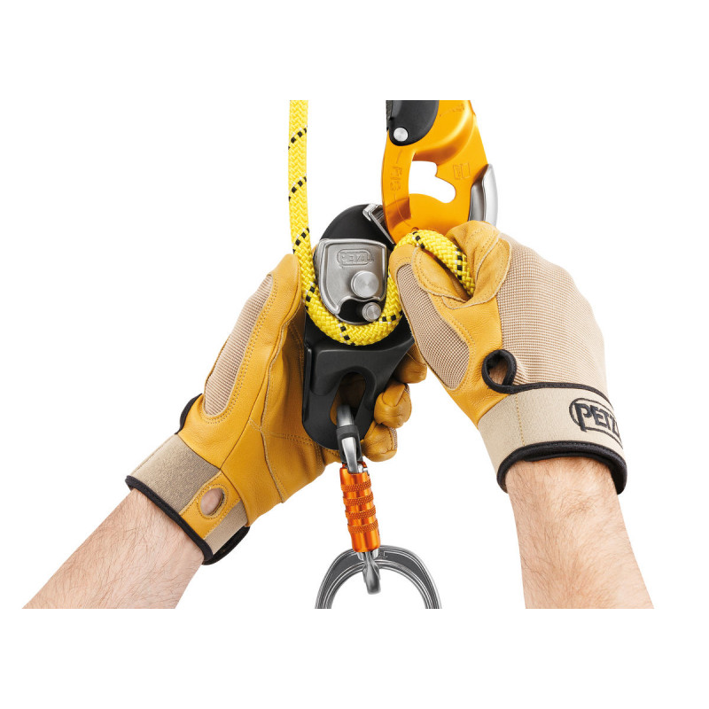 Przyrząd zjazdowy Petzl RIG w kolorze czarnym
