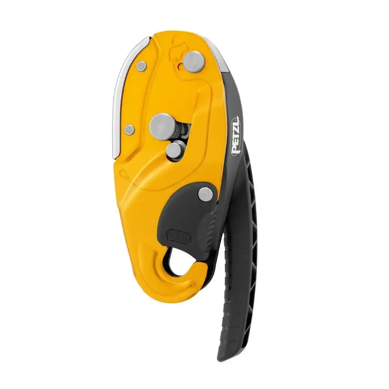 Przyrząd zjazdowy Petzl RIG model 2026 w kolorze żółtym