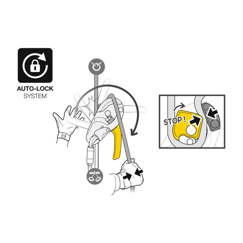 Przyrząd zjazdowy Petzl I’D L czarny (12,5-13 mm)
