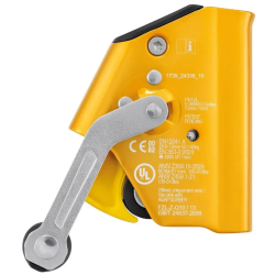 ASAP LOCK model 2026. Przyrząd asekuracyjny Petzl na linę z blokadą