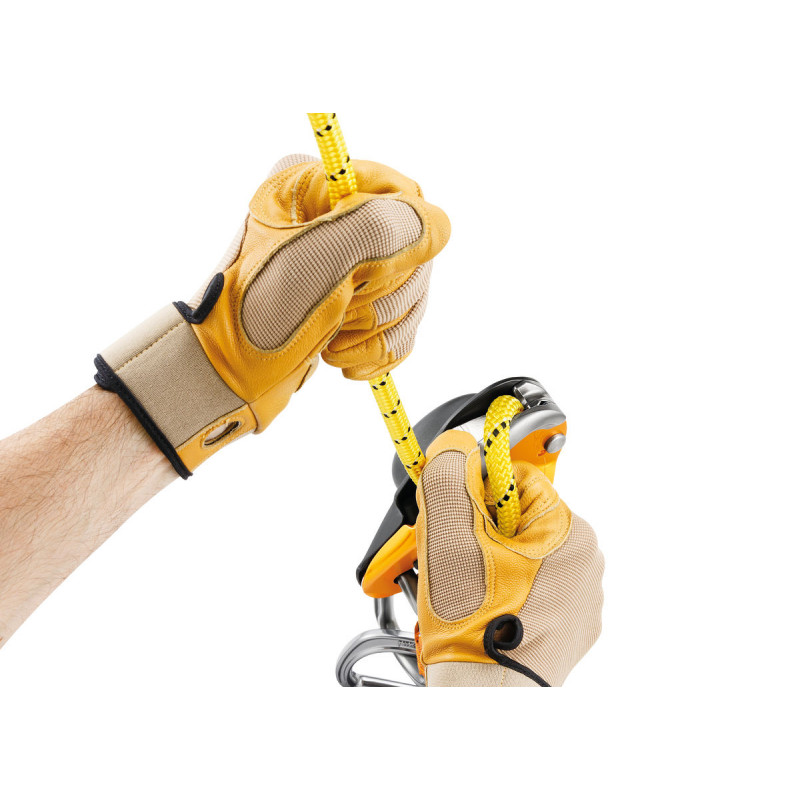 Przyrząd zjazdowy Petzl RIG w kolorze żółtym